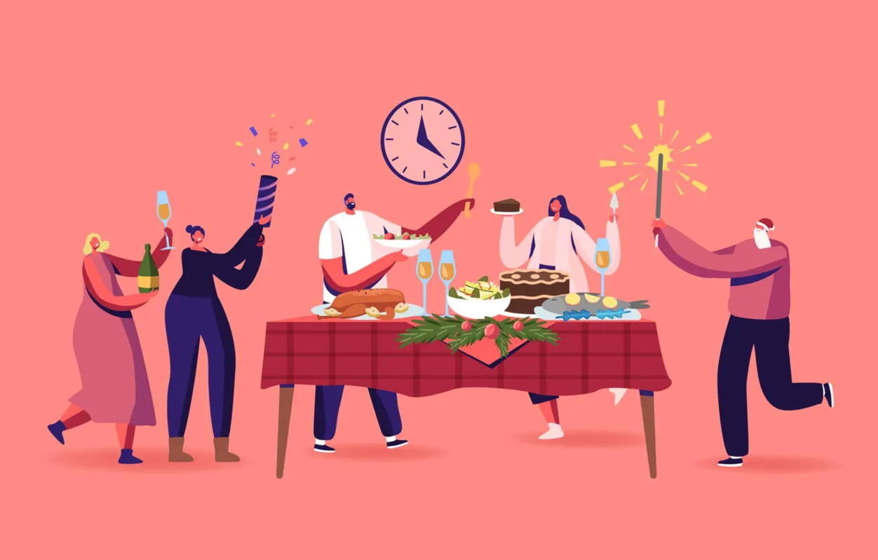 Imagem ilustrativa da imagem 'Comilanças' das festas: é possível manter o equilíbrio?