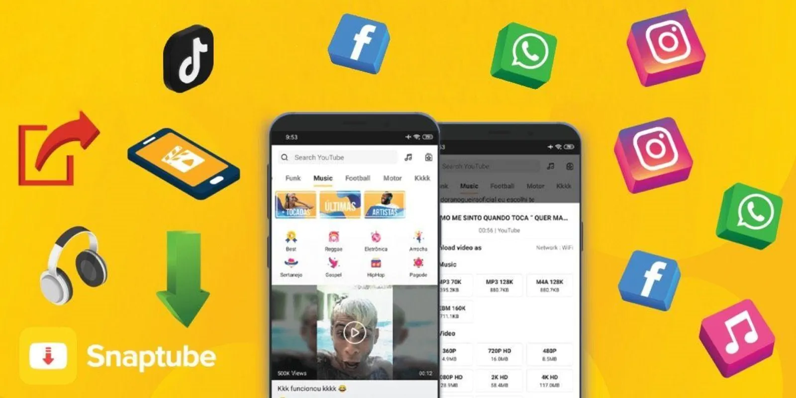 Imagem ilustrativa da imagem Como Usar o Snaptube para Baixar Ilimitados vídeos Instagram?