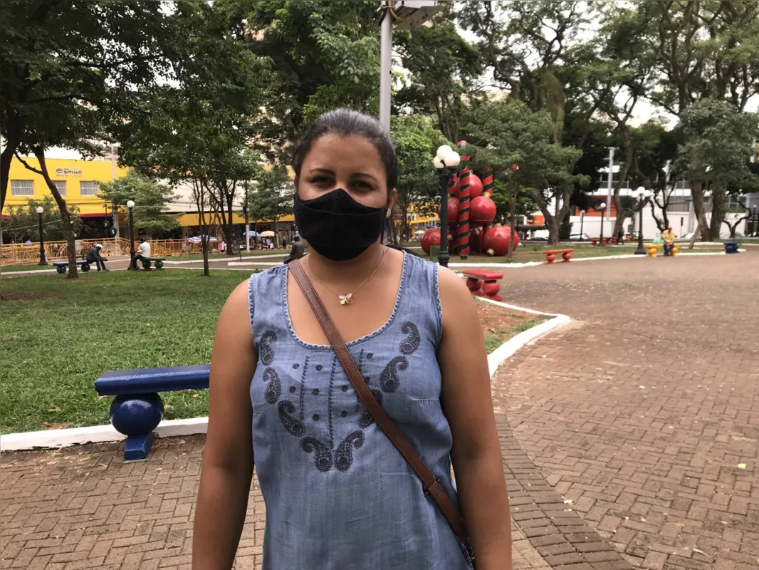 Ana Maria dos Santos, dona de casa: "Churrasco  não tem erro, agrada aos adultos e as crianças"