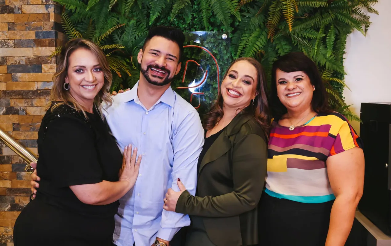 Angélica Egídio, Rodolfo Marques, Priscila Garcia e Mara Oliveira