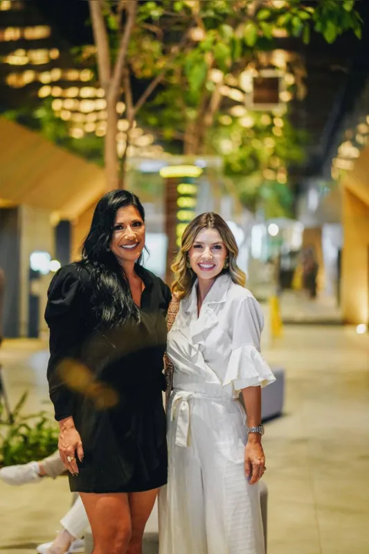 Patricia com Fernanda Nabhan