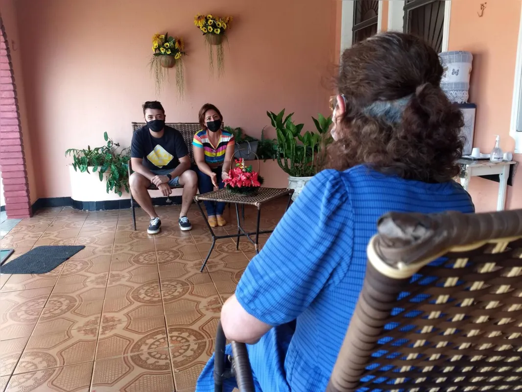 Visitas foram agendadas para reduzir o risco de infecção dos moradores por coronavírus