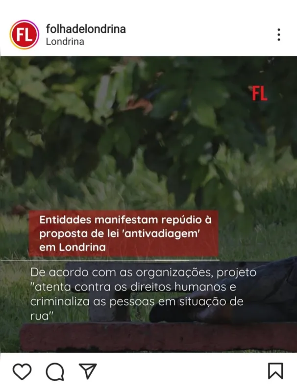 Imagem ilustrativa da imagem FOLHA NAS REDES - Essa lei é ridícula