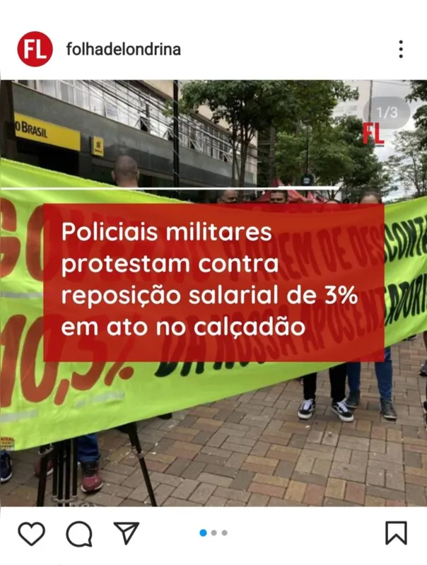 Imagem ilustrativa da imagem FOLHA NAS REDES - Mas ofertar 3% é uma ofensa