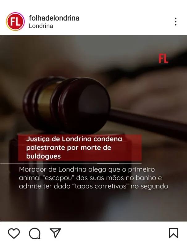 Imagem ilustrativa da imagem FOLHA NAS REDES - os animais agora podem pelo menos vislumbrar mais segurança