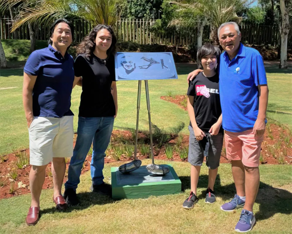 Imagem ilustrativa da imagem Golfistas homenageiam o doutor Miguita