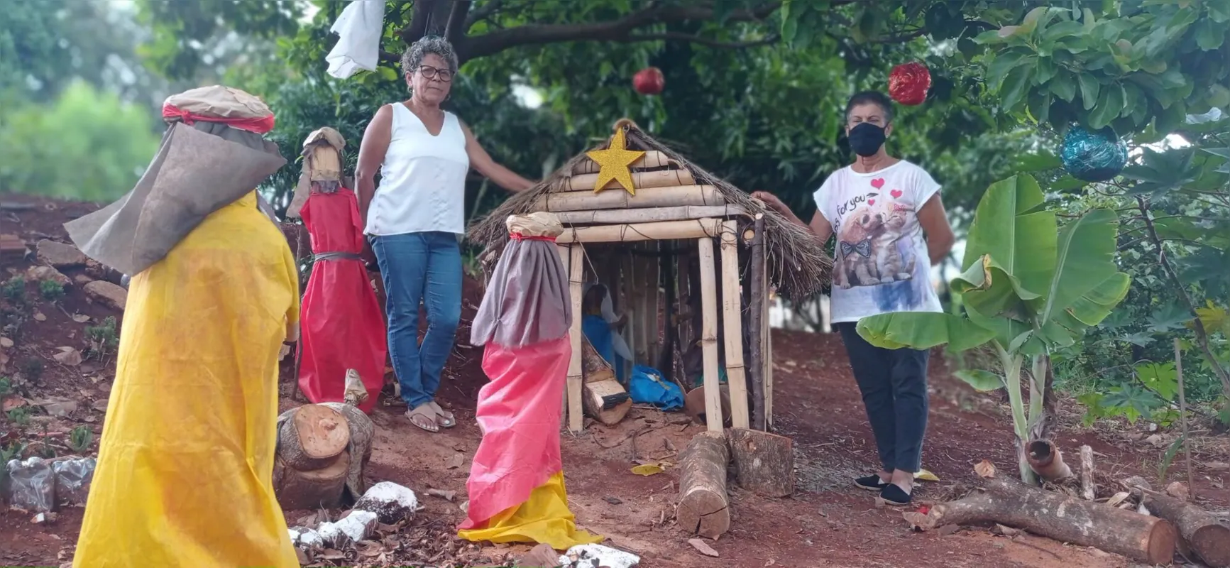 Imagem ilustrativa da imagem Moradoras de Cambé resgatam simplicidade de presépio