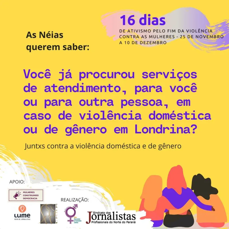 Campanha  quer conhecer a experiência das pessoas que recorreram ao 180 para denunciar alguma violência, ou utilizaram outros serviços de atendimento à violência doméstica e de gênero