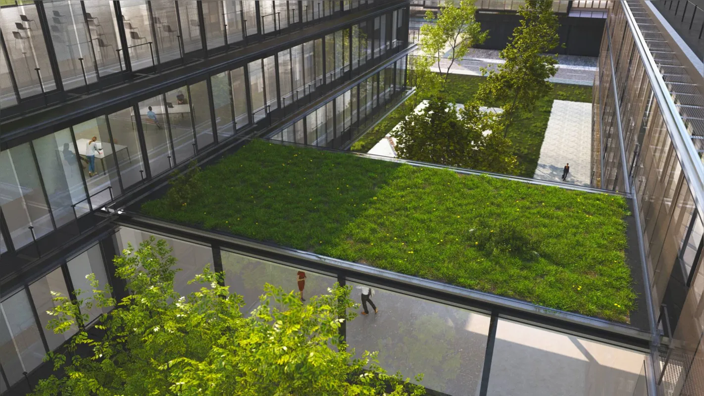 Jardins verticais, fachadas e telhados verdes são recursos para diminuição da temperatura dos edifícios e refrescar as áreas de lazer