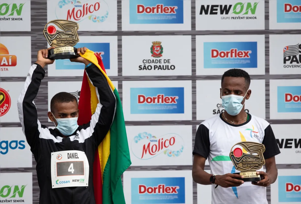 Imagem ilustrativa da imagem Queniana e etíope vencem no retorno da corrida de São Silvestre