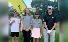 Jovens golfistas de Londrina