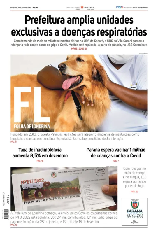 Imagem ilustrativa da imagem Capa 07/01/2022