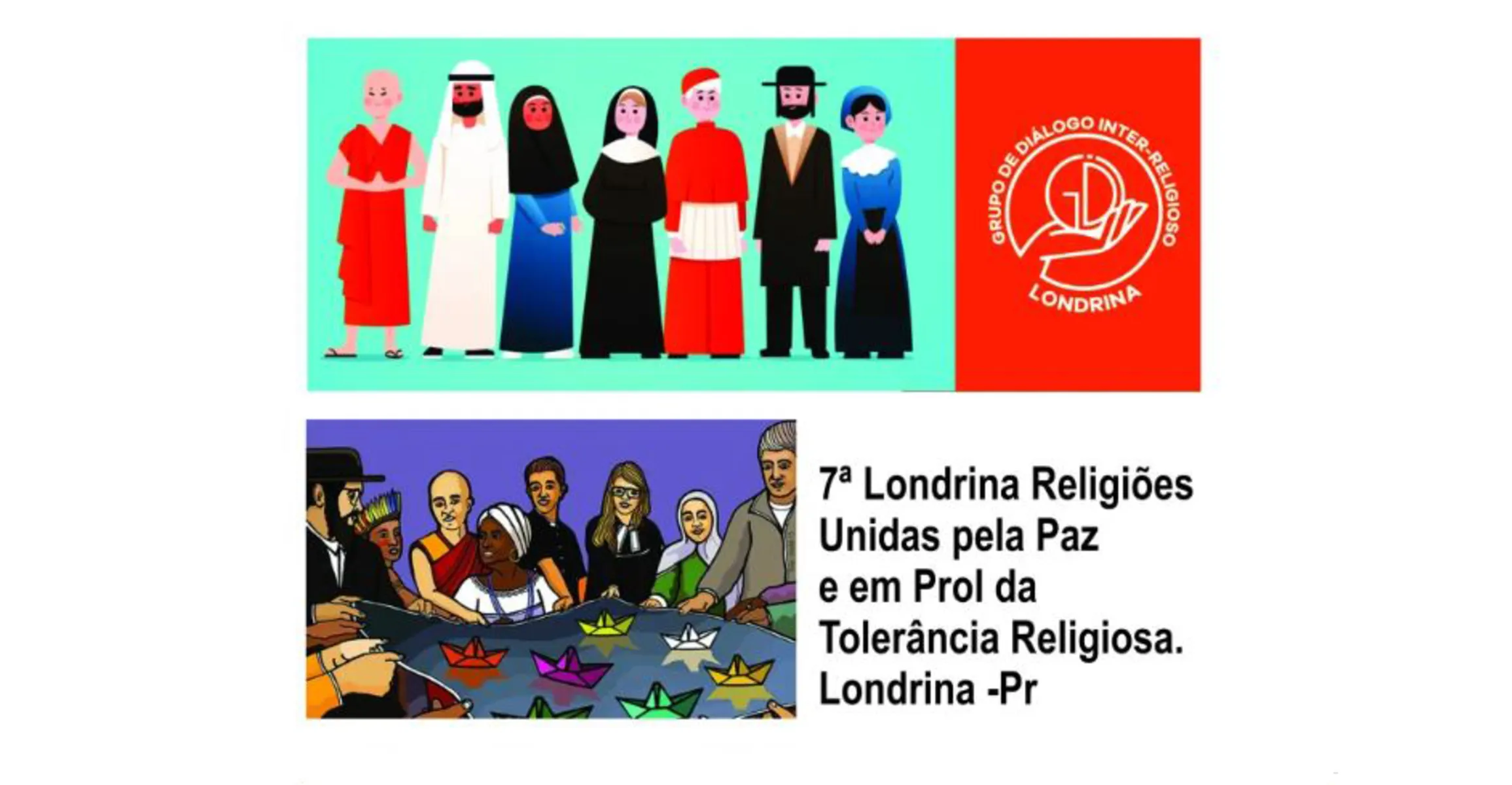 Imagem ilustrativa da imagem Londrina Religiões Unidas Pela Paz acontece neste sábado