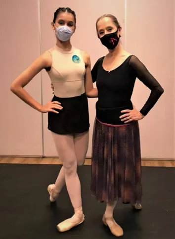 Imagem ilustrativa da imagem Bailarina paranaense no Rio Ballet Summer