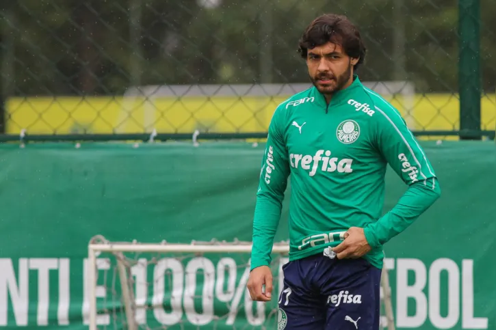 O atacante Ricardo Goulart teve passagem pelo Palmeiras em 2019