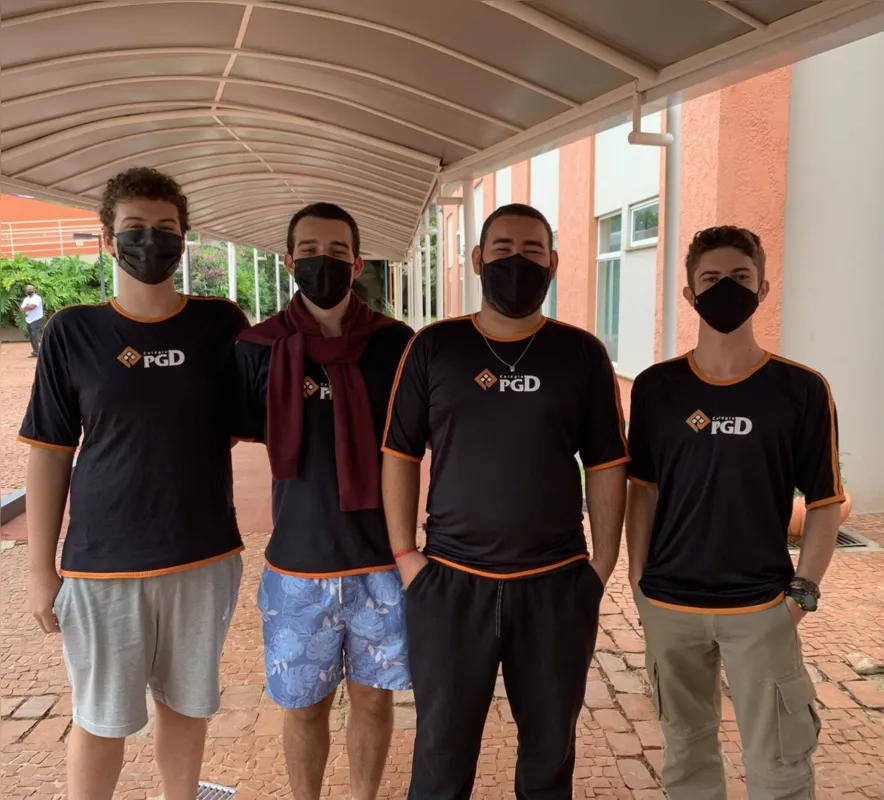 David Daroz, Murilo Barrueco, Luiz Guilherme Oliani e Gabriel  Scapelatti