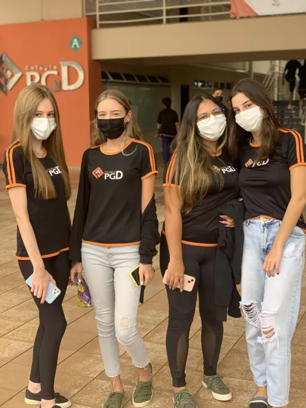 Eduarda  Senh Baccarin, Ana Clara Gongora Pedrazani, Maria Luiza Gregori Pagan e Beatriz Almeida Malvezzi Gois