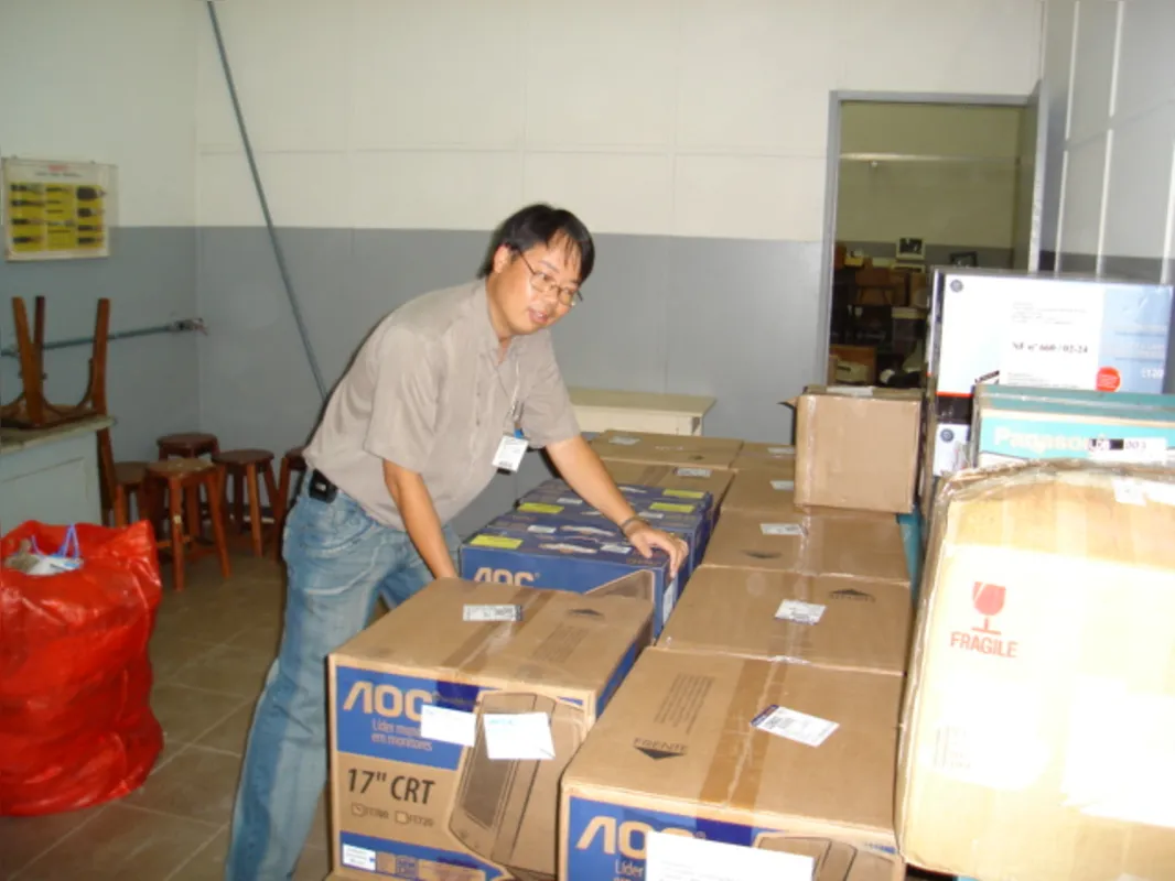 Professor Marcos Massaki no campus IPOLON (2007)