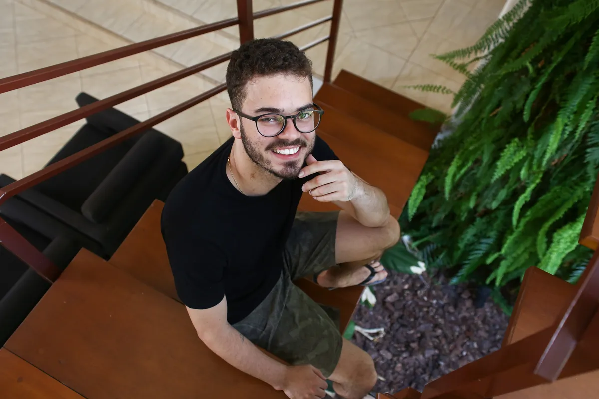 O estudante Guilherme Guerra