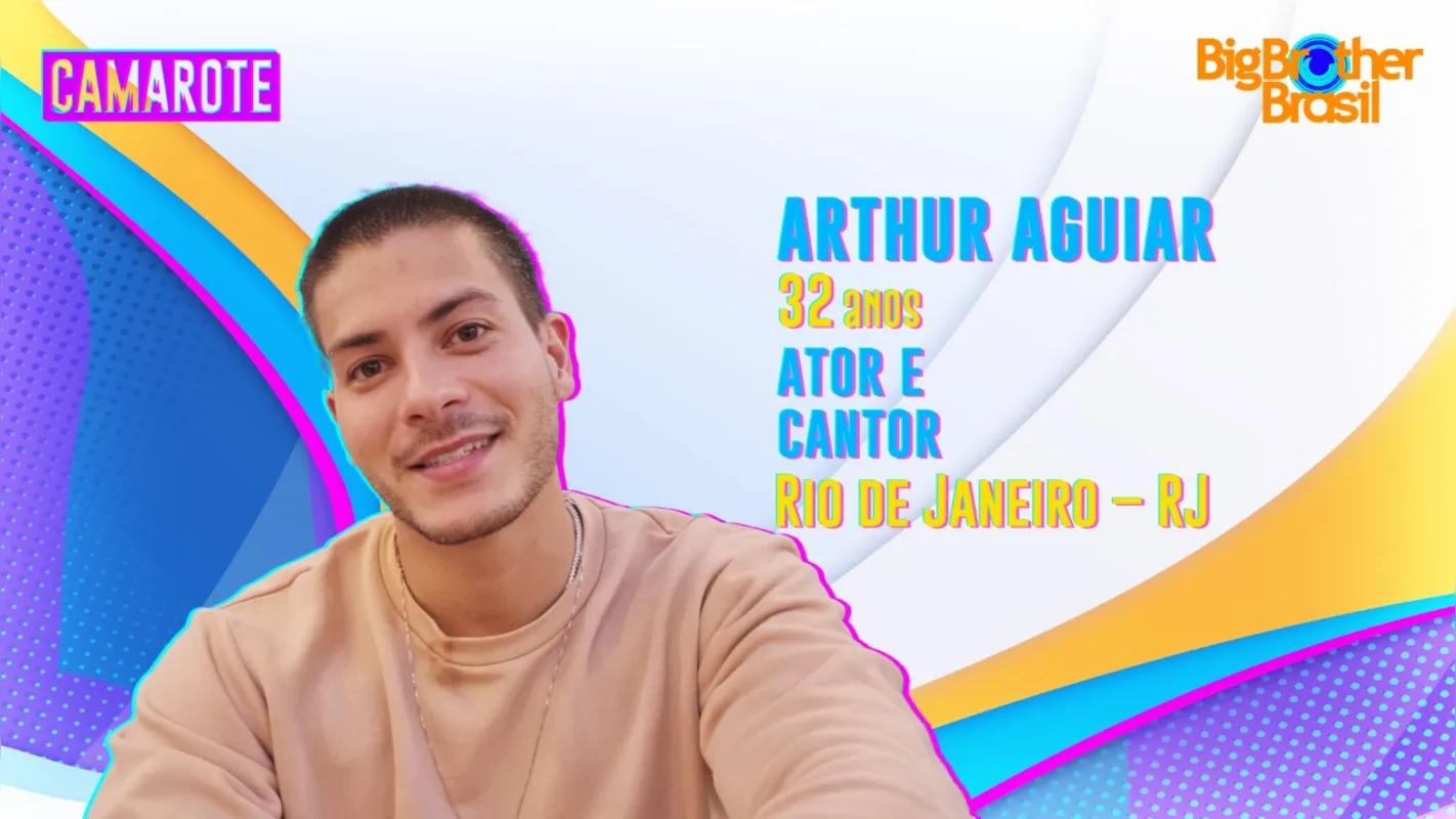 Arthur Aguiar: ator e cantor carioca está no paredão pela segunda vez