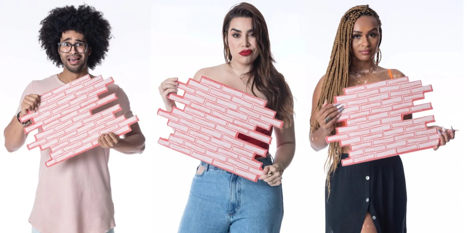 Luciano, Naiara e Natália: o público decide nesta terça (25) quem vai sair no primeiro paredão   