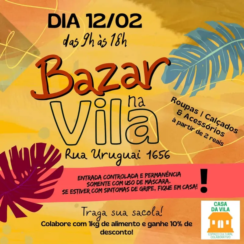 Imagem ilustrativa da imagem `Bazar da Vila´ terá 2 mil peças a partir de R$ 2