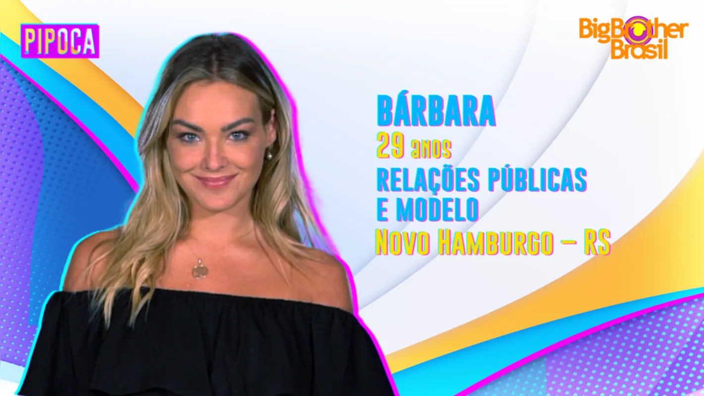 A gaúcha Bárbara atua como modelo e influenciadora digital