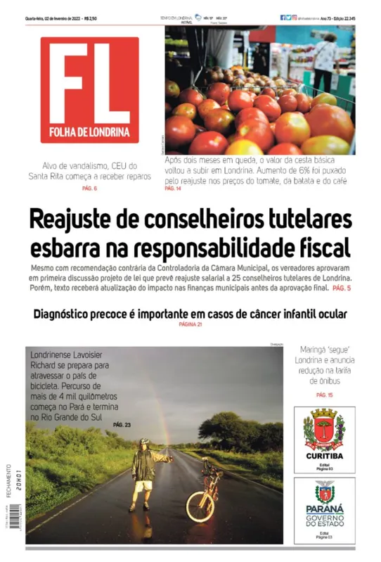 Imagem ilustrativa da imagem Capa 02/02/2022