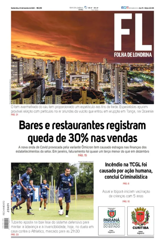 Imagem ilustrativa da imagem Capa 03/02/2022