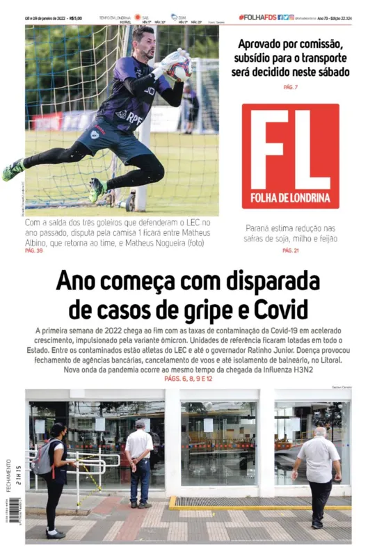 Imagem ilustrativa da imagem Capa 08/01/2022