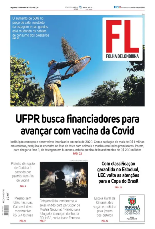 Imagem ilustrativa da imagem Capa 22/02/2022