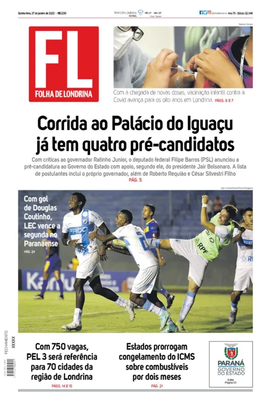Imagem ilustrativa da imagem Capa 27/01/2022