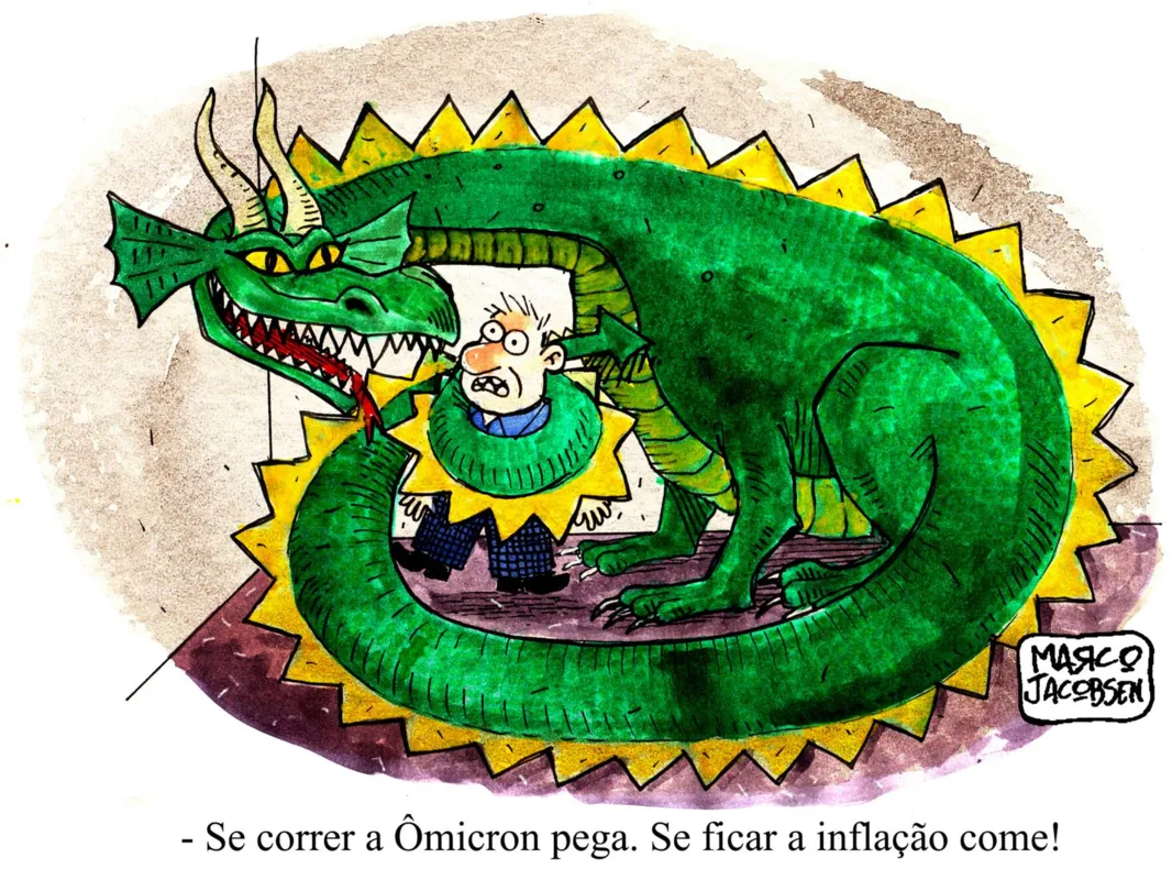 Imagem ilustrativa da imagem Charge 12/01/2022