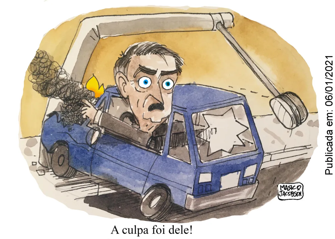 Imagem ilustrativa da imagem Charge 12/02/2022