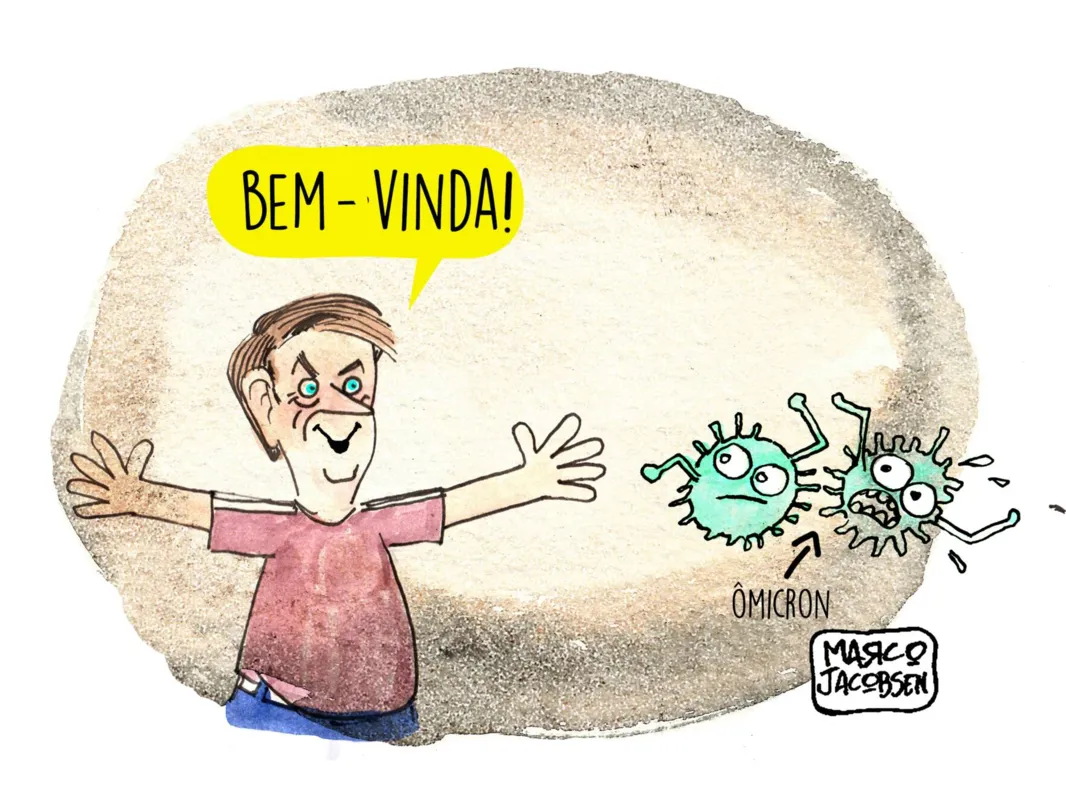Imagem ilustrativa da imagem Charge 13/01/2022