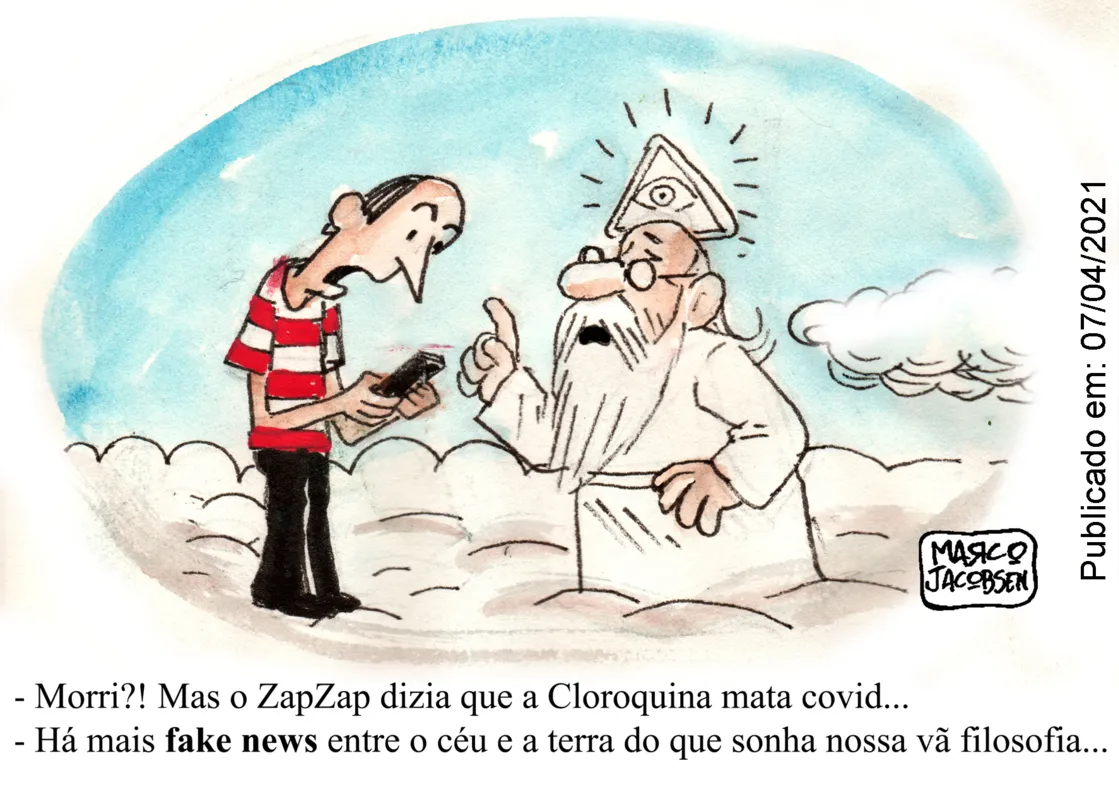 Imagem ilustrativa da imagem Charge 17/02/2022
