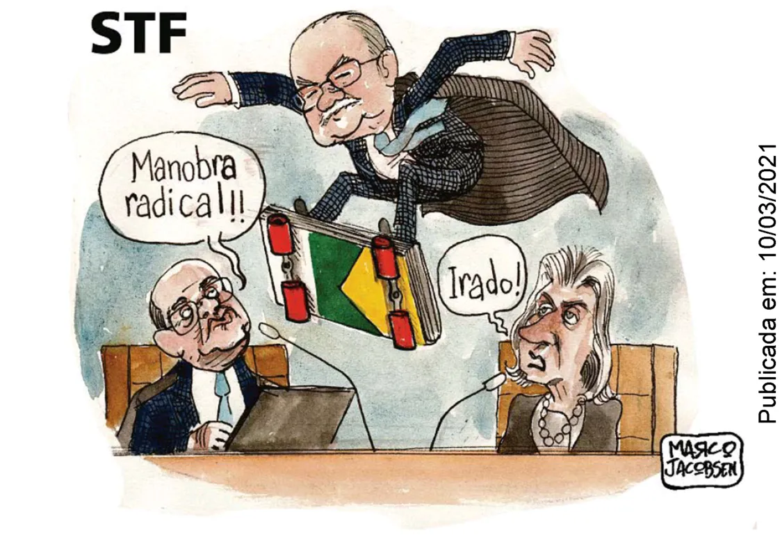 Imagem ilustrativa da imagem Charge 19/02/2022