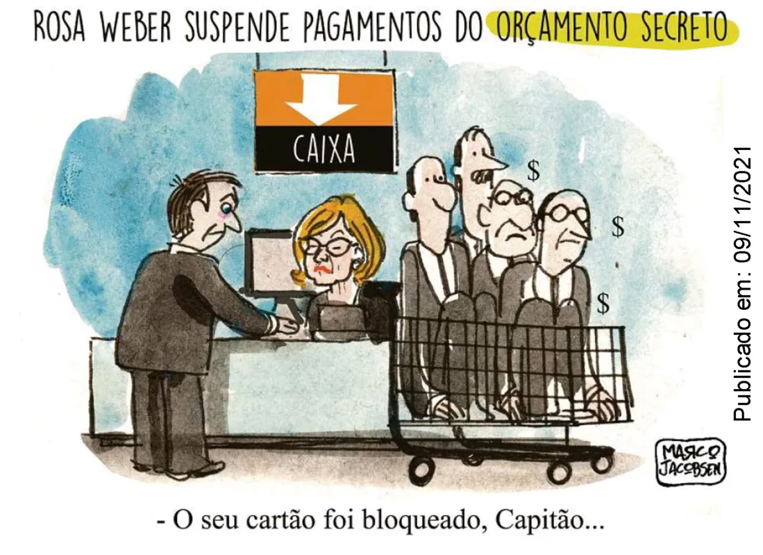 Imagem ilustrativa da imagem Charge 22/02/2022