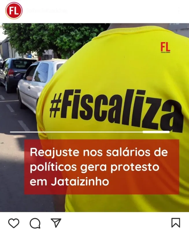Imagem ilustrativa da imagem FOLHA NAS REDES - Jataizinho