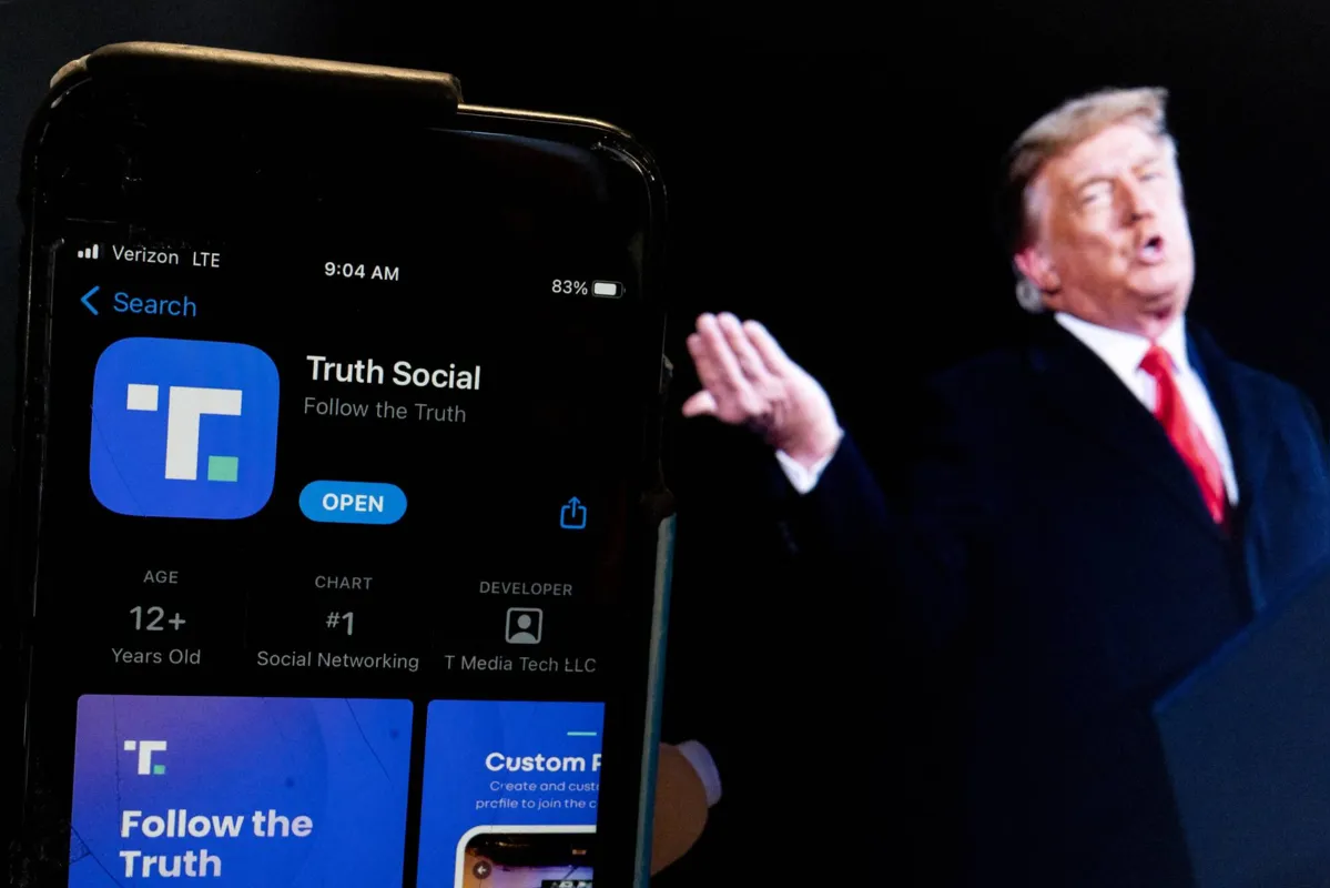 O ex-presidente americano Donald Trump é crítico de redes sociais como o Facebook