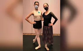 Bailarina paranaense no Rio Ballet Summer