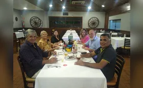 Comemoração com os amigos