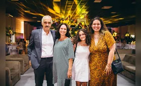 Na concorrida confraternização da Rural