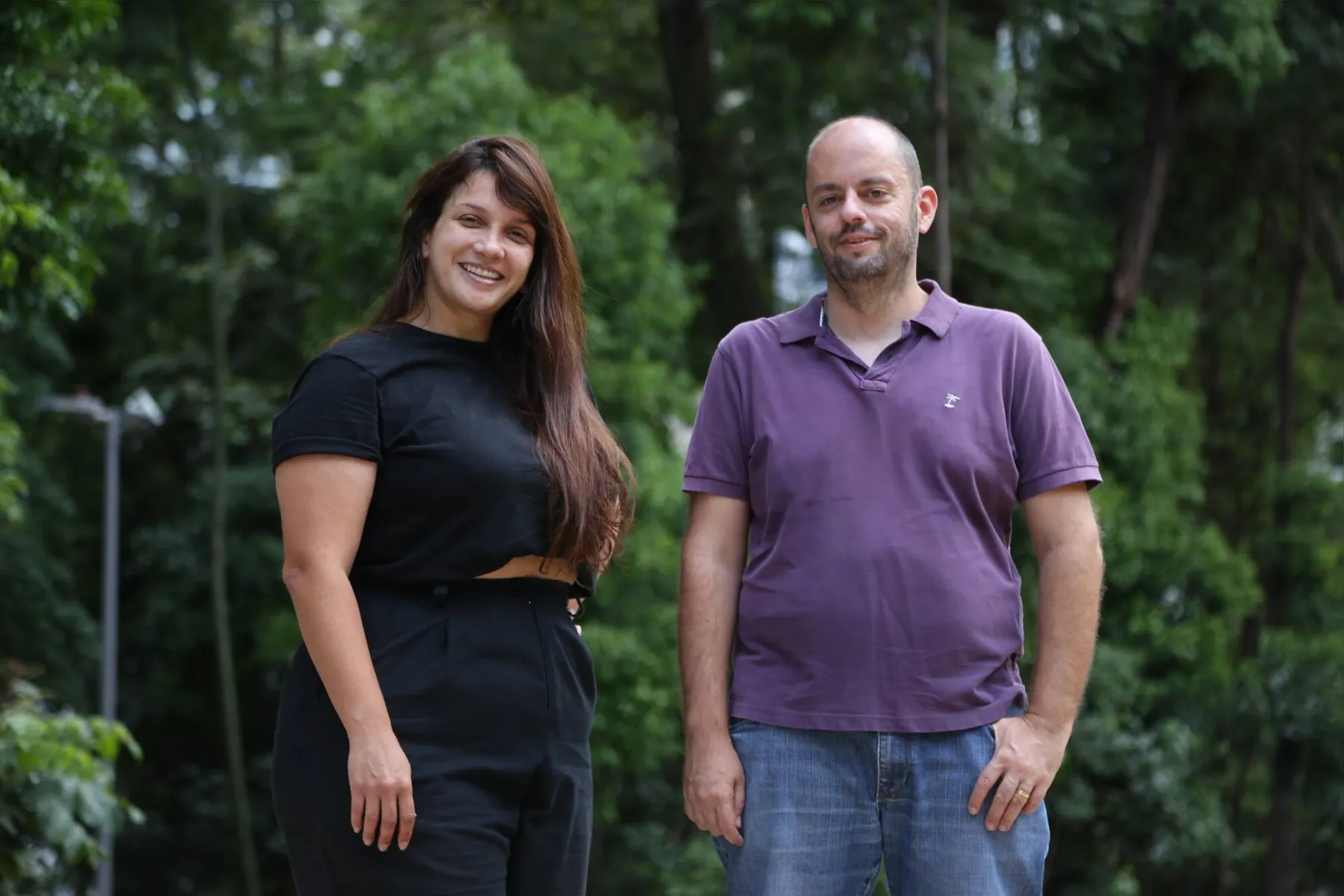 Patrícia Maria Alves e Sérgio Ranalli: finalistas do Prêmio Fiep acreditam que a indicação baliza a qualidade da produção da FOLHA