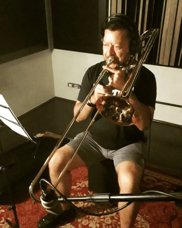 O instrumentista  Gilberto Queiroz também integra o projeto