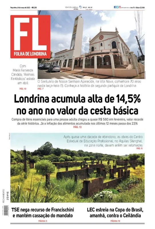 Imagem ilustrativa da imagem Capa 01/03/2022