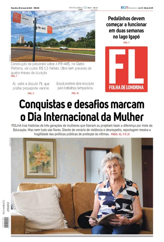 Imagem ilustrativa da imagem Capa 08/03/2022
