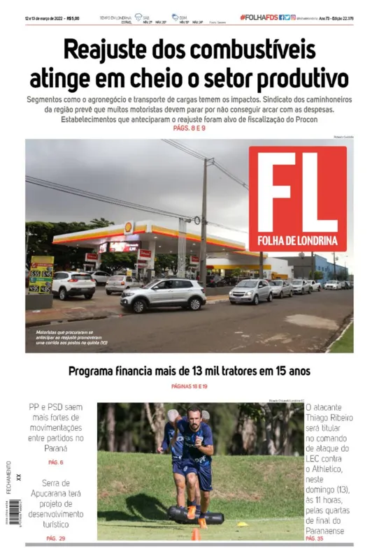 Imagem ilustrativa da imagem Capa 12/03/2022