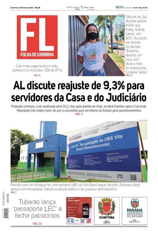 Imagem ilustrativa da imagem Capa 23/02/2022