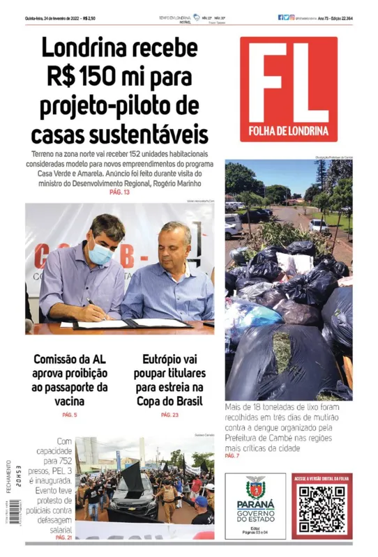 Imagem ilustrativa da imagem Capa 24/02/2022